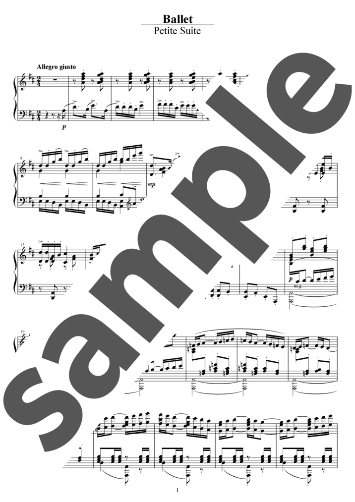 ピアノ楽譜】「眠れる森の美女」第1幕よりワルツ / P.Tchaikovsky