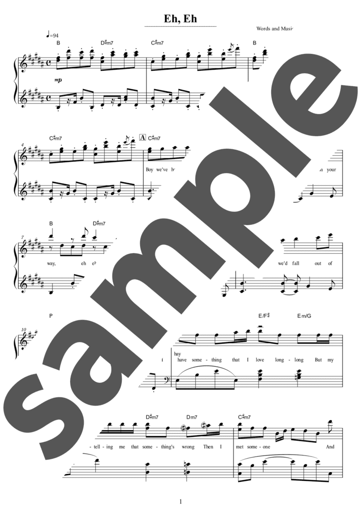 ピアノ楽譜】familie / Mrs. GREEN APPLE（ソロ / 中上級）