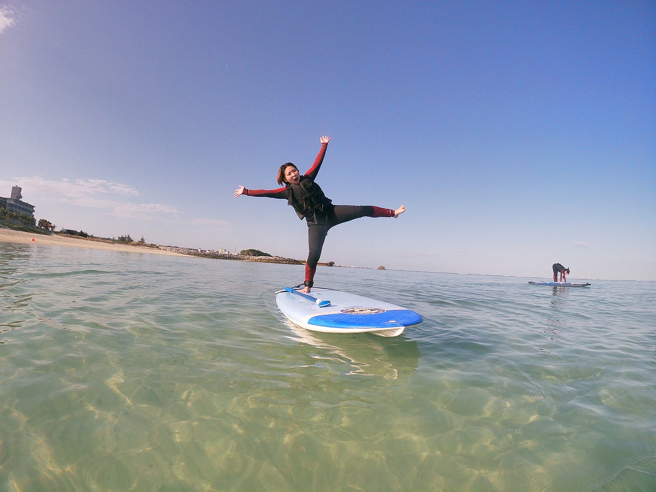 沖縄・北谷・SUP】SUPAパドルボードインストラクター主催、SUPコース