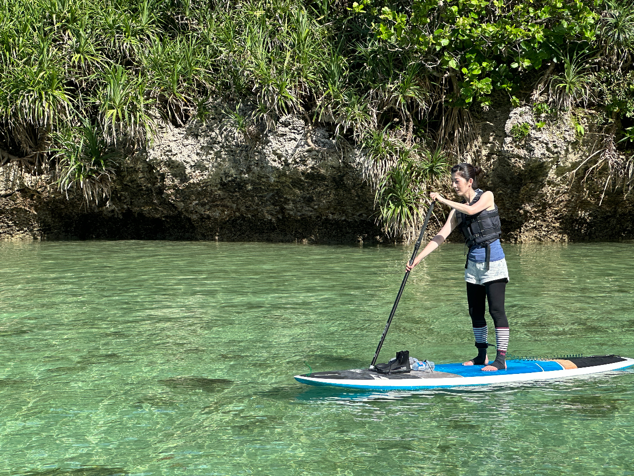 一組貸切☆クリアブルーの海を漕ぐ美ら海SUP☆のんびり体験時間、写真
