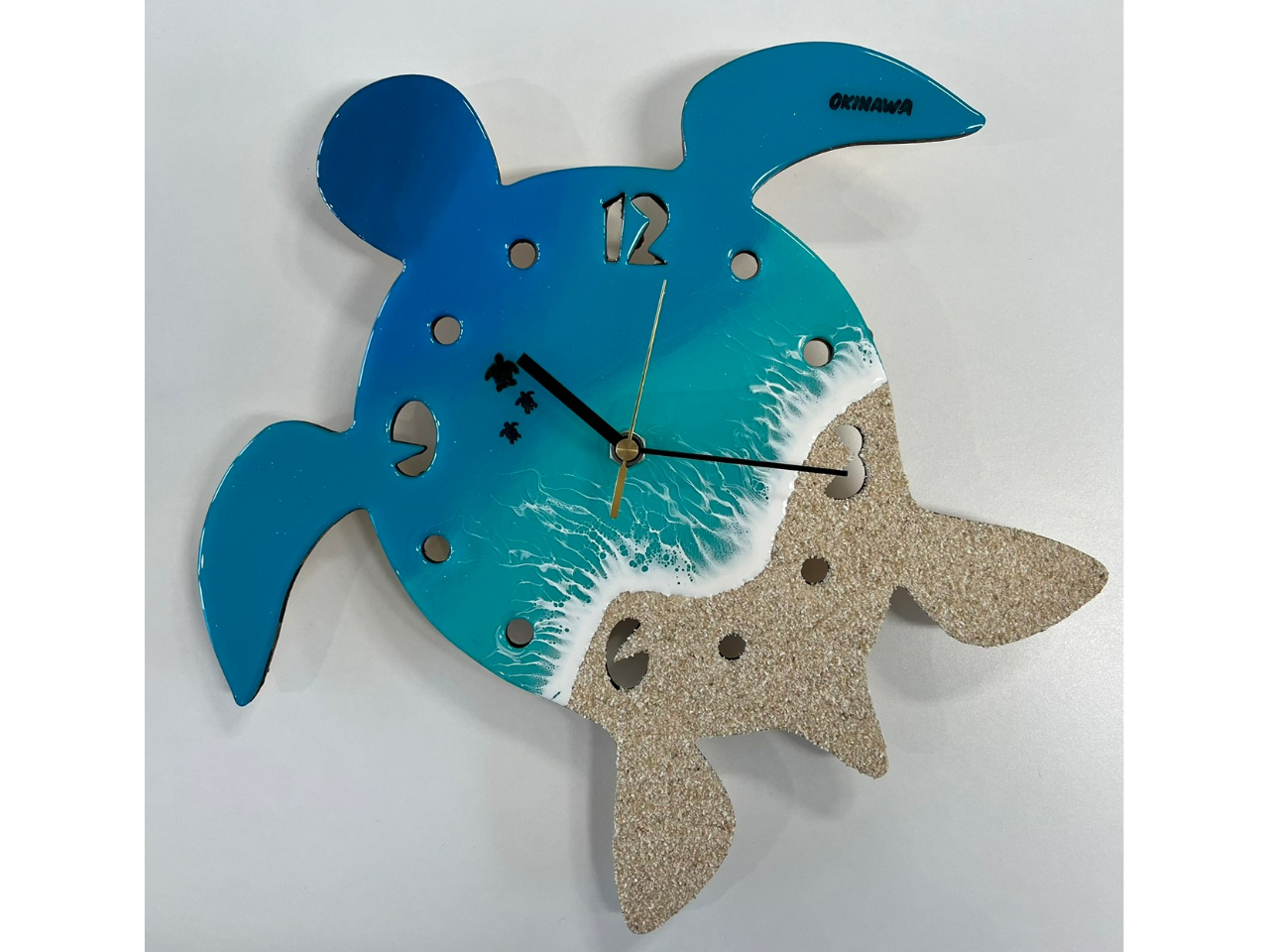 じゃらん限定】海のレジンアート体験！『海の壁掛け時計』ずっと使える