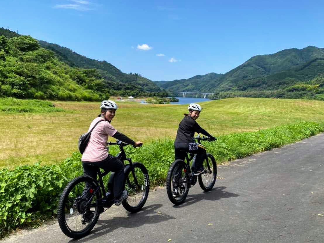 奥津湖E-BIKEレンタル（マウンテンバイク）丸1日・7時間コース】森や