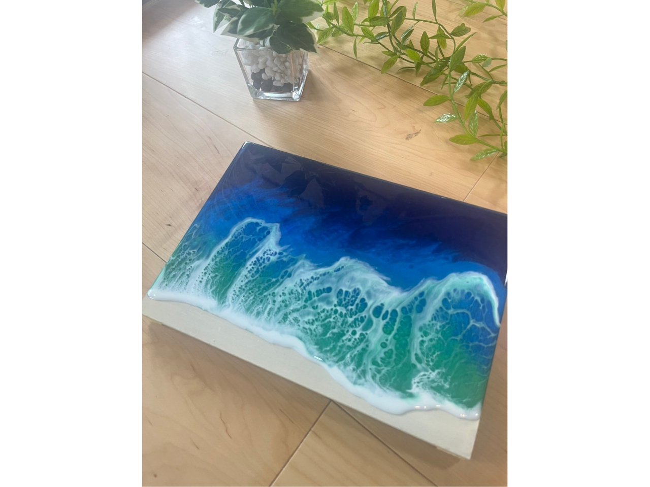 宮古島・海レジンアート体験】定番の『オーシャンボード製作』宮古島の