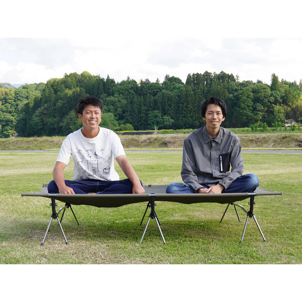 FUTURE FOX ワイドコット 2WAY コット 幅90cm×長さ190cm オリーブ