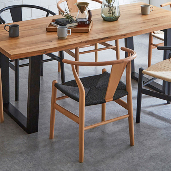 軒先渡し】後藤家具物産 ダイニングチェア ナチュラル＆ブラック DC