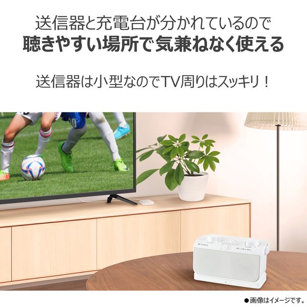 東芝 テレビ用ワイヤレススピーカー TY-WSD20（W） 1台 - アスクル