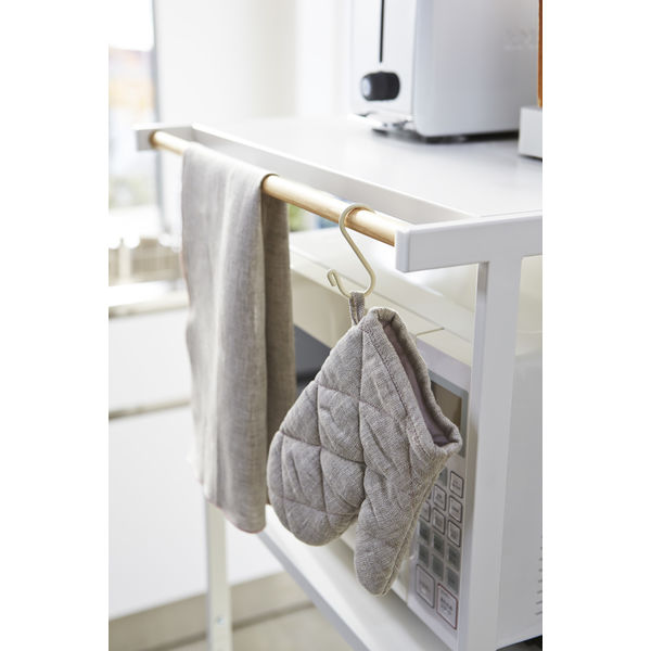 tower（タワー） ゴミ箱上ラック ホワイト 1個 山崎実業 【送料無料