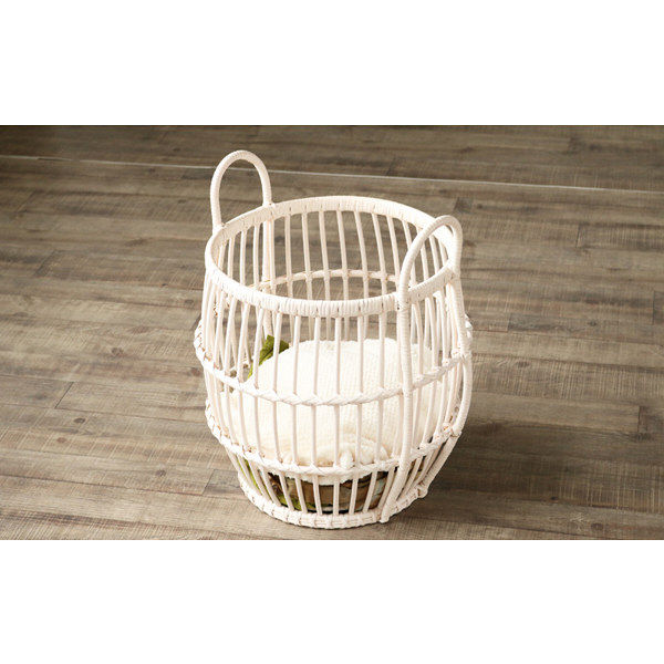 サンフラワーラタン Breezeシリーズ ラタン バスケット 大小2個セット