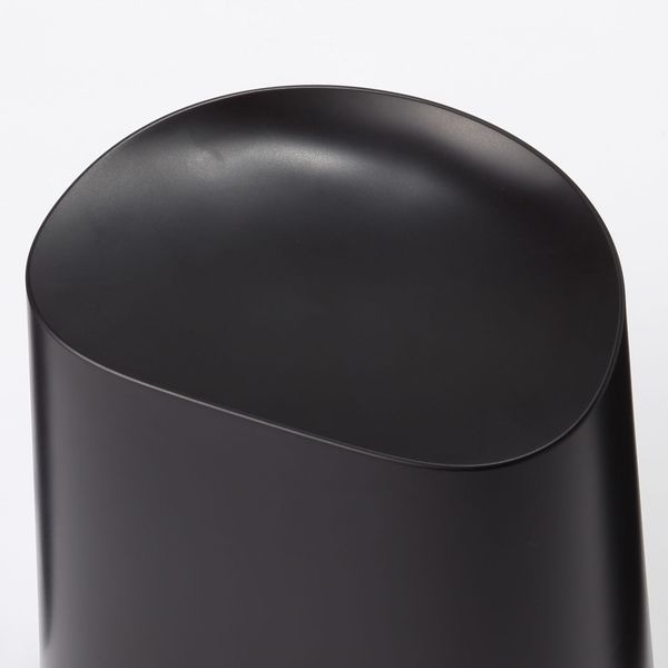 無印良品 ポリプロピレンスタッキングスツール ダークグレー 約幅43