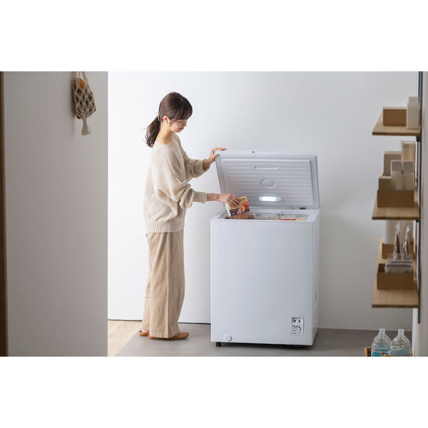 アイリスオーヤマ 上開き式冷凍庫 142LICSD-14B-W ICSD-14B-W 1台