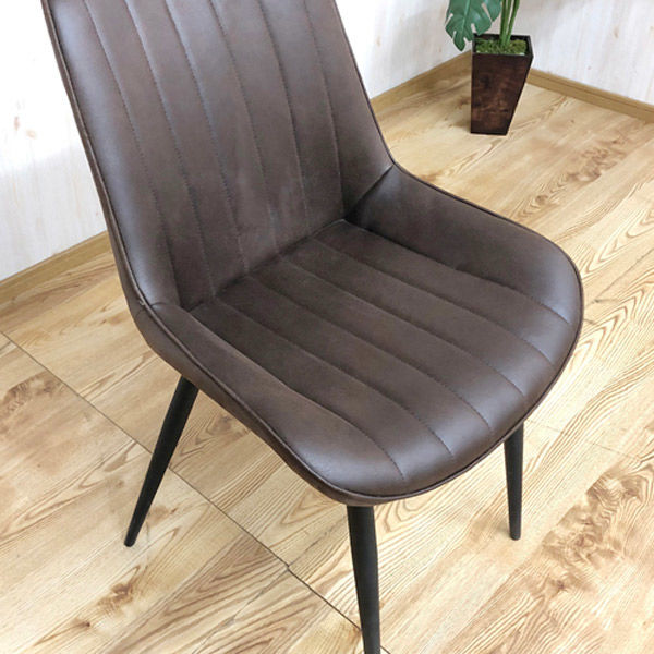 軒先渡し】後藤家具物産 シンプルダイニングチェアー ダークブラウン