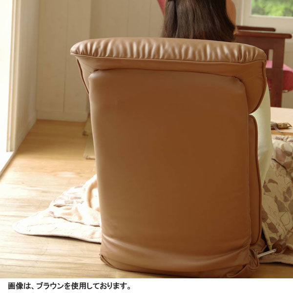 ミヤタケ（宮武製作所） スーパーソフトレザー座椅子 -彩- ブラック YS