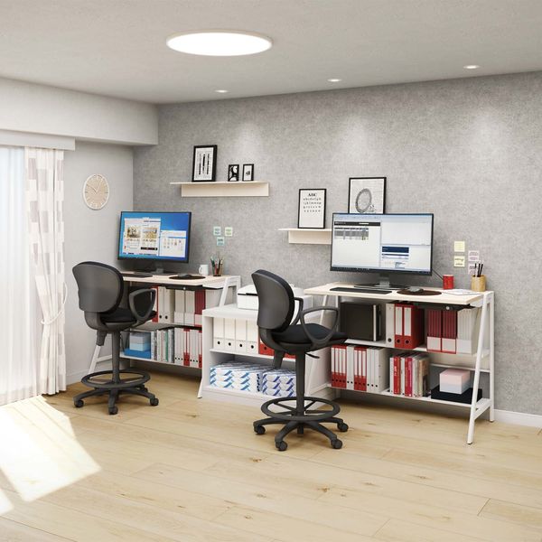 組立設置込】コクヨ INVENT-SH 平机 棚付 幅1200×奥行600×天板高さ