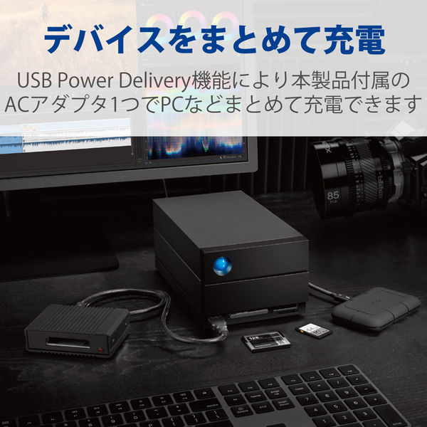HDD 外付け 28TB 据え置き 5年保証 2big Dock RAID対応 STLG28000400