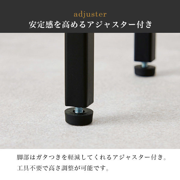 軒先渡し】萩原 コンソールテーブル 幅800×奥行180×高さ850mm グレー