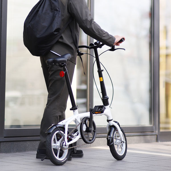 池商 GRAPHIS GR-ALMIGHTY 災害対策用 折りたたみ自転車 ブラック GR