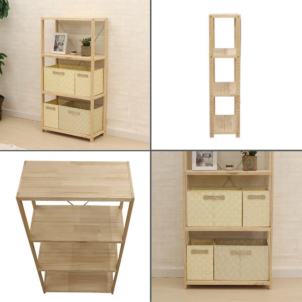 エイ・アイ・エス パインラック 4段 幅620×奥行300×高さ1214mm