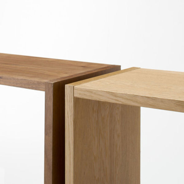 無印良品 スタッキングシェルフ 3段 オーク材 幅42×奥行28.5×高さ121cm