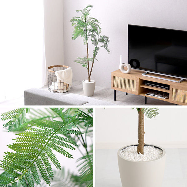 フェイクグリーン エバーフレッシュ Sサイズ 高さ1200mm グレー SH-06