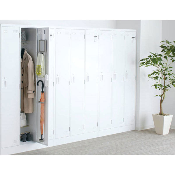 設置込】コクヨ LKロッカー 4連 4人用 シリンダー錠 幅900×奥行515×高