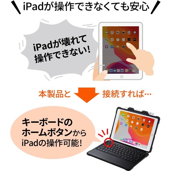 サンワサプライ iPad用スマートコネクタキーボード SKB-IP5BK 1個