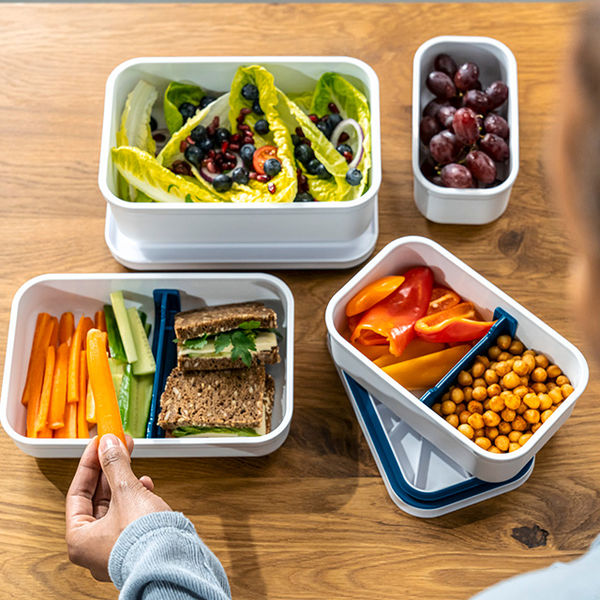 フレッシュ＆セーブ 真空ランチボックス M ブルー 800ml 1個