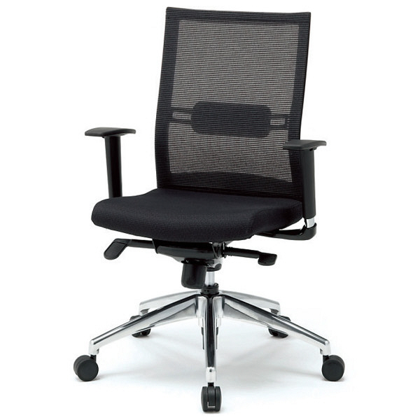 アイリスチトセ オフィス回転チェア ハイバック シンクロロッキング 肘