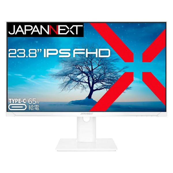 JAPANNEXT 23.8インチ液晶モニター Type-C給電 JN-IPS2381FHDR-C65W