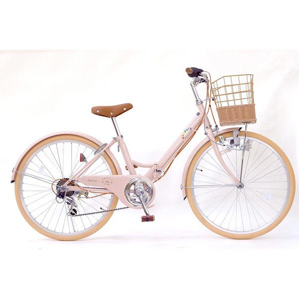 池商 子供用自転車24インチ・6段変速 GR-APRICOT-LPK GR-APRICOT24-LPK