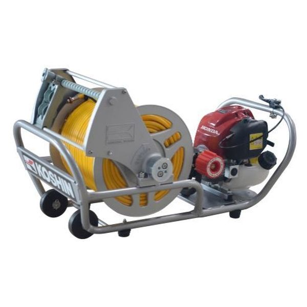 工進 エンジン式小型動噴 6mm×100mホース MS-ERH100 1台（直送品