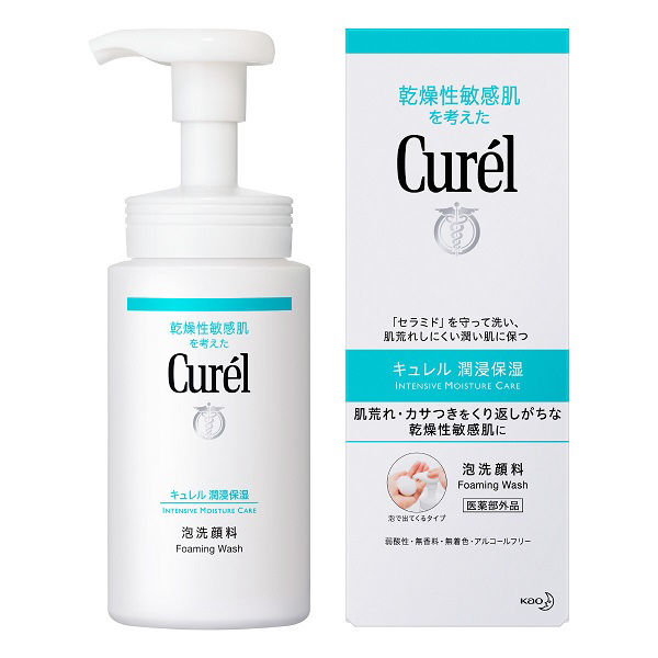 Curel（キュレル） 泡洗顔料 本体 150mL 花王 敏感肌 - アスクル