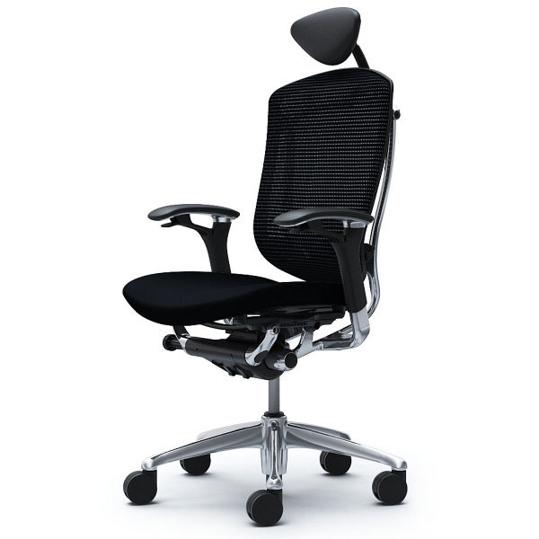 CM52AB FBF1 |オカムラ コンテッサ チェア 小型ヘッドレスト付 可動肘