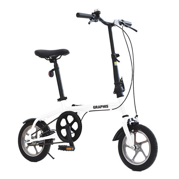 池商 GRAPHIS GR-ALMIGHTY 災害対策用 折りたたみ自転車 ホワイト GR