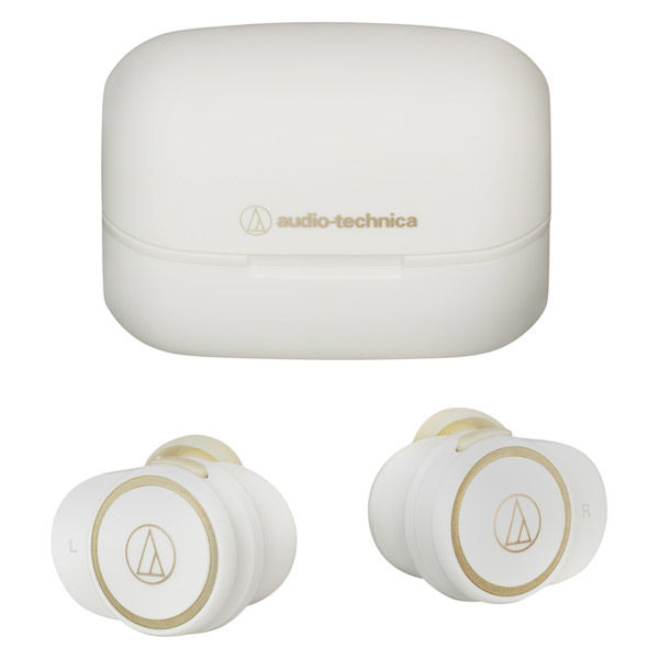 完全ワイヤレスイヤホン Bluetooth対応 ホワイト ATH-CK1TW WH
