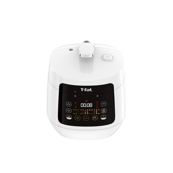 T-fal ラクラ・クッカー コンパクト電気圧力鍋 ホワイト 3L 便利家電