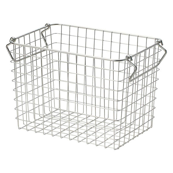 無印良品 ステンレスワイヤーバスケット1 約幅26×奥行18×高さ18cm 良品