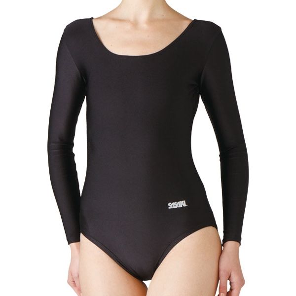 ササキ(SASAKI) レディース 新体操練習着 Uネック長袖レオタード