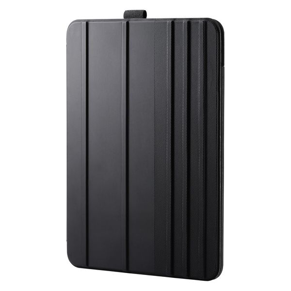 11インチ iPad Pro (M4) ケース レザー 本体マグネット装着 手帳型 黒