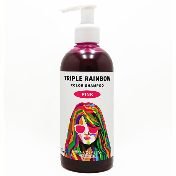 ハッピーバース トリプルレインボー カラーシャンプー ピンク 300mL