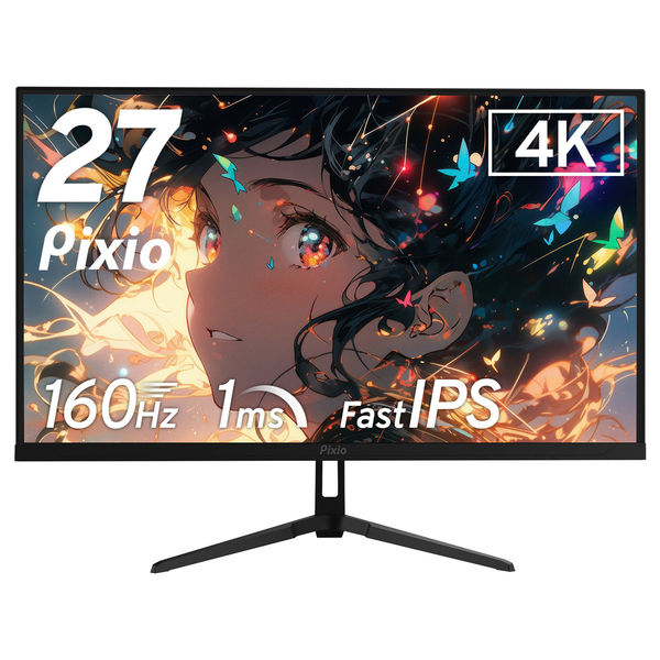 Pixio ゲーミングモニター 27インチ 160Hz 4K IPS ブラック PX27UWAVE
