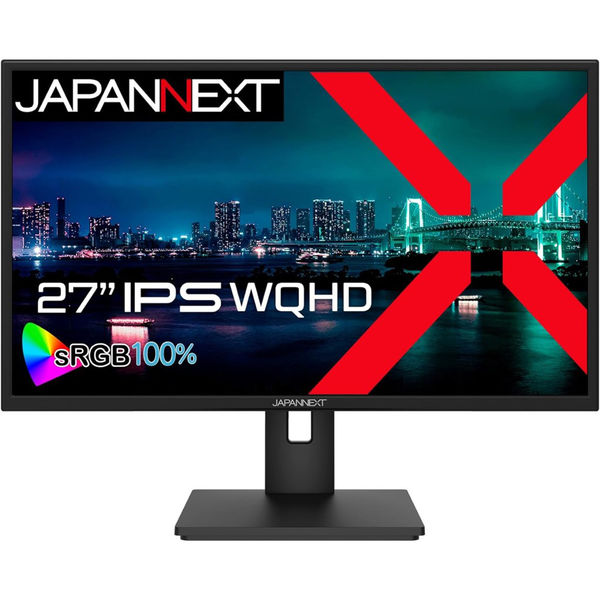 ジャパンネクスト 27インチ ワイド液晶ディスプレイ(2560x1440/IPS/DP
