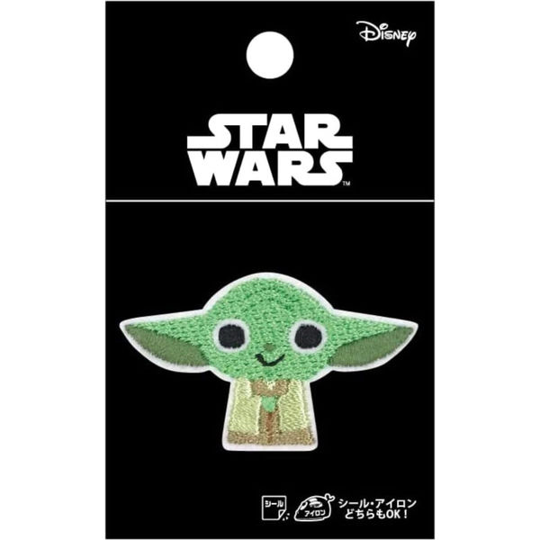 スター ウォーズ ヨーダ ワッペン 横49mm×縦28mm シール ・ アイロン