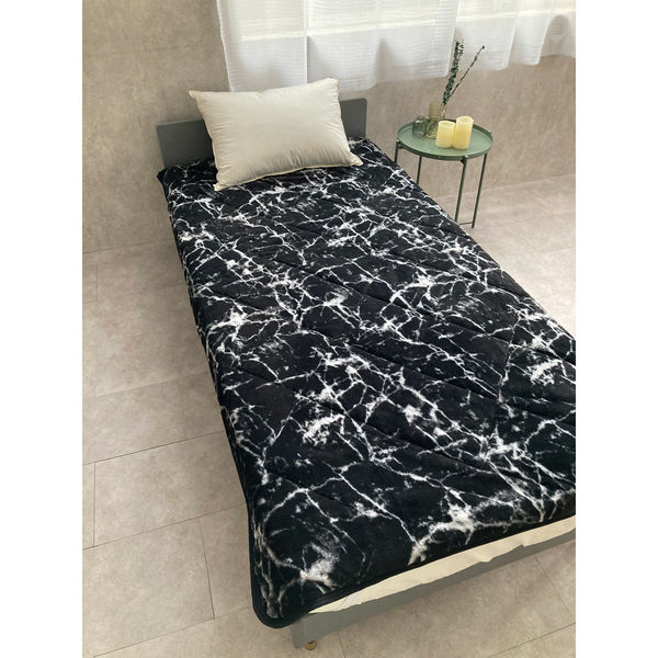 ロマンス小杉 ロマンス岩盤浴敷きパッド SLサイズ 100×205cm ブラック