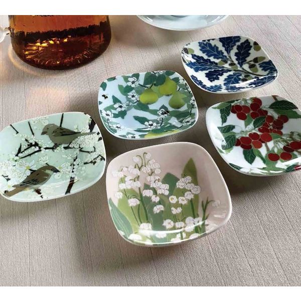 深山 エミリーバーニンガム 豆皿五枚組 15-126-141 1セット（直送品