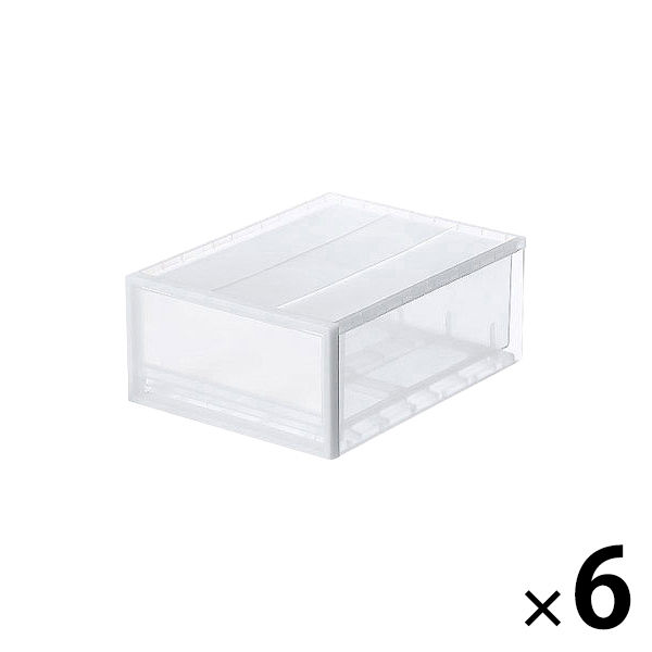 まとめ買いセット】無印良品 ポリプロピレン 収納ケース 小 1セット（6