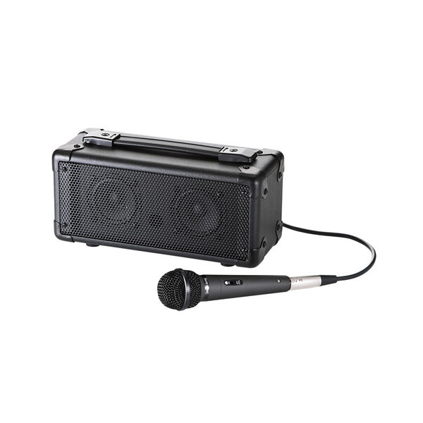 サンワサプライ マイク付き拡声器スピーカー MM-SPAMP - アスクル