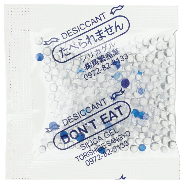 鳥繁産業 シリカゲル 3g 1セット（500個：100個入×5袋） - アスクル