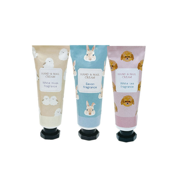 アニマル ハンドクリーム 3本セット ギフト ほんやら堂 - アスクル