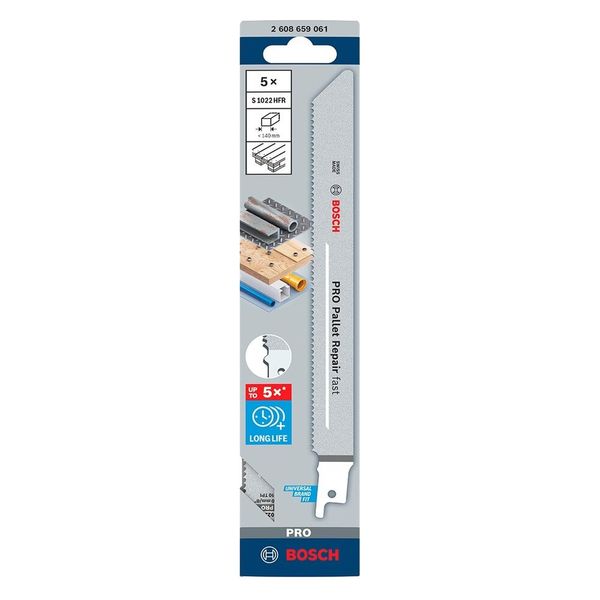 BOSCH セーバーソー(5本) S1022HFR 1セット（直送品） - アスクル