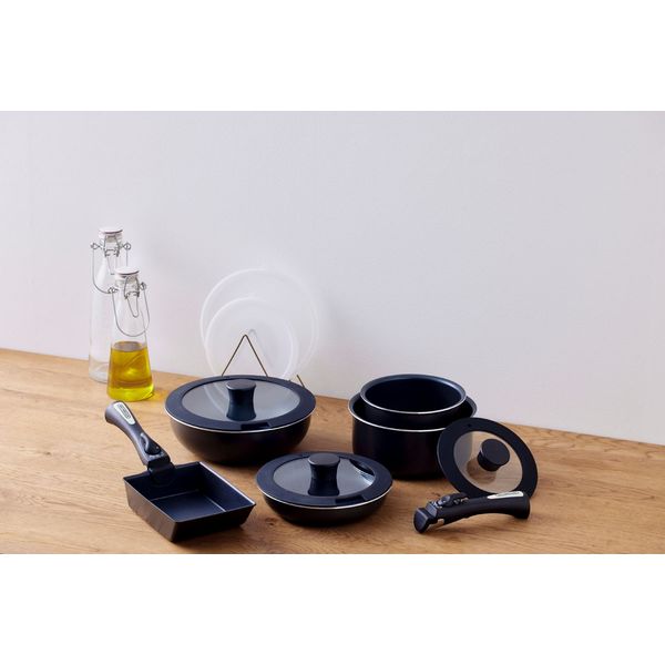 アイリスオーヤマ ダイヤモンドコートパン12点セット IH・ガス火対応